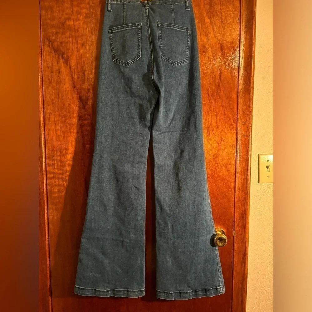 Jealous Tomato Bell Bottoms Jeans Flare High Rise size small - Picture 3 of 8